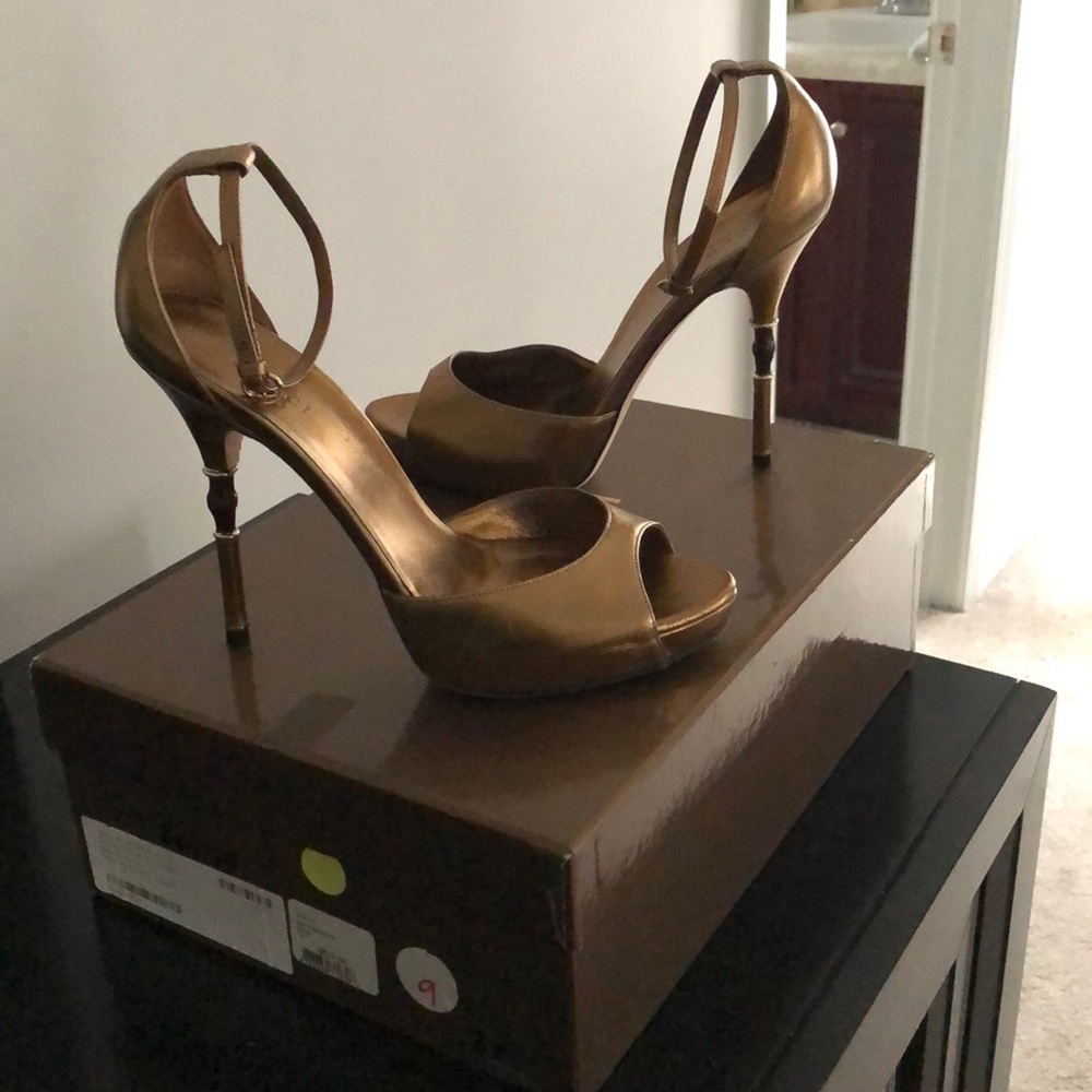 Gucci bamboo heeled sandals (Tom Ford years)